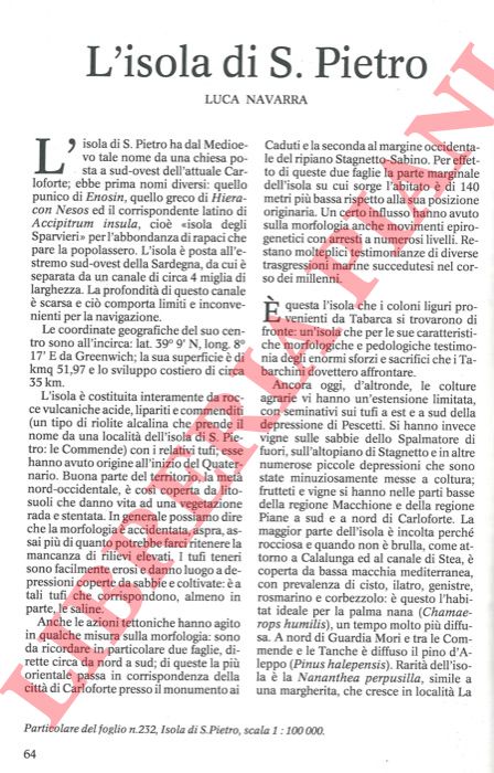 NAVARRA Luca - - L'isola di S. Pietro.