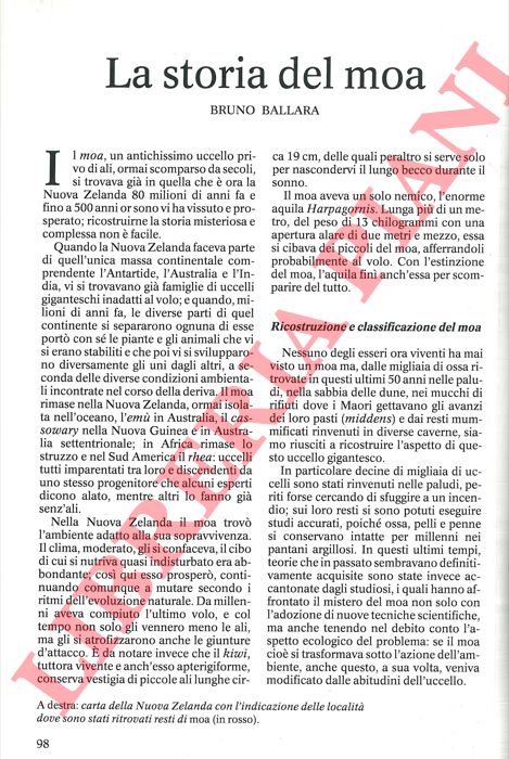 BALLARA Bruno - - La storia del moa.