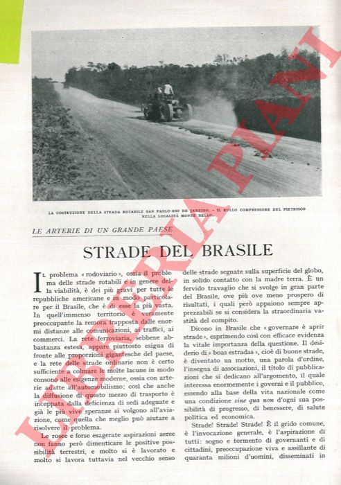 PASSOS Manoel - - Strade del Brasile.