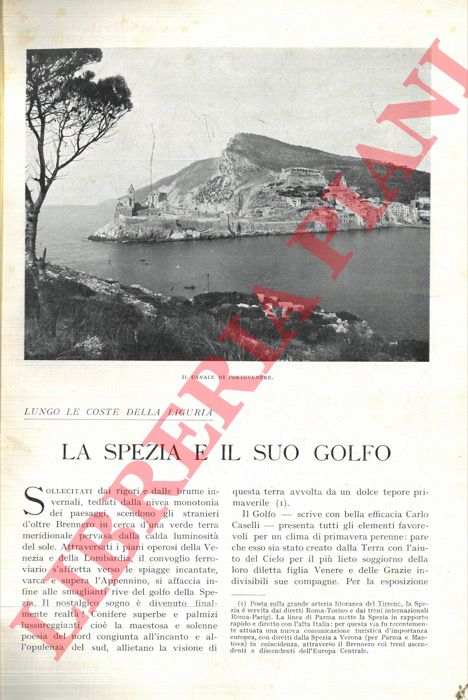 SANUDO M. - - La Spezia e il suo golfo.