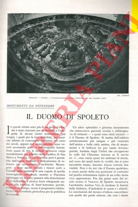 SILVESTRI Giuseppe - - Il Duomo di Spoleto.