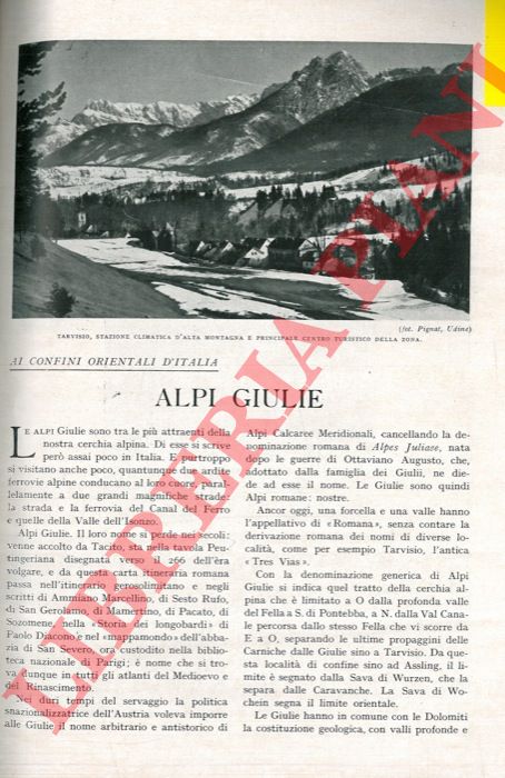 SAMENGO Odo - - Alpi Giulie.