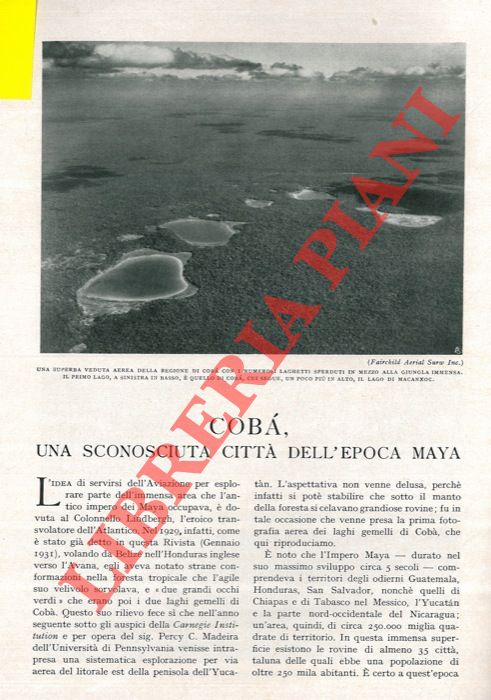 FRANCI U. - - Cob, una sconosciuta citt dell'epoca Maya.