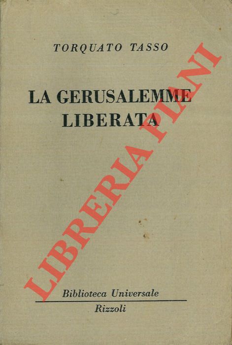 TASSO Torquato - - La Gerusalemme liberata.