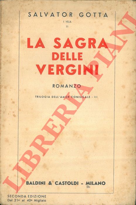 GOTTA Salvator - - La sagra delle vergini.