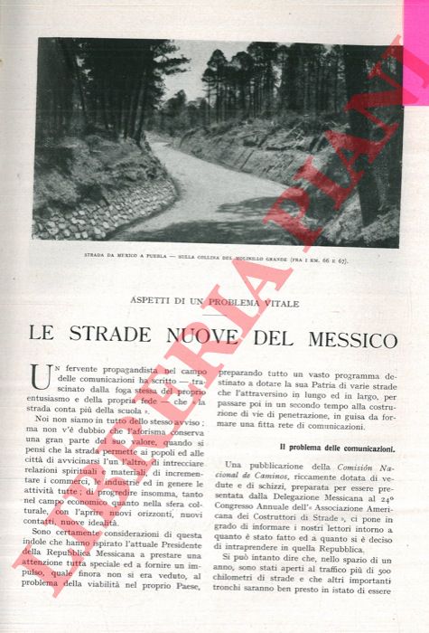 GALENGA Urtelio - - Le strade nuove del Messico.