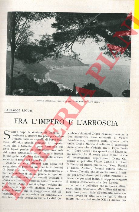 CONSOLI B. - - Fra l'Impero e l'Arroscia.