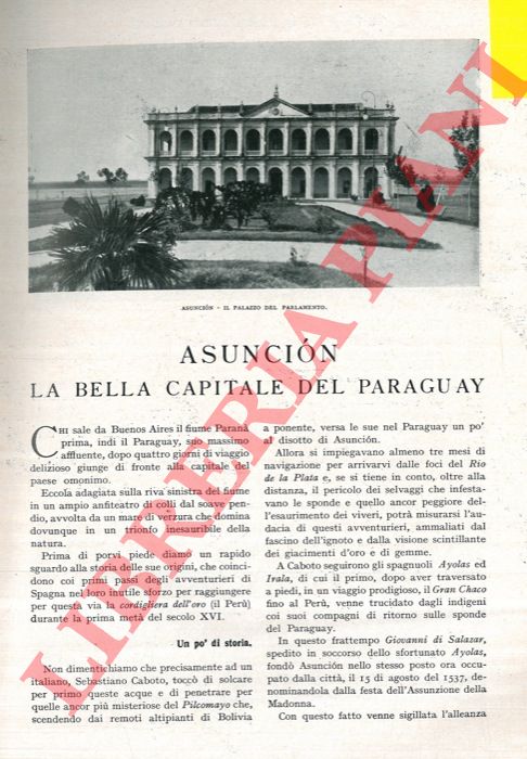 PITTINI Riccardo - - Asuncion, la bella capitale del Paraguay.