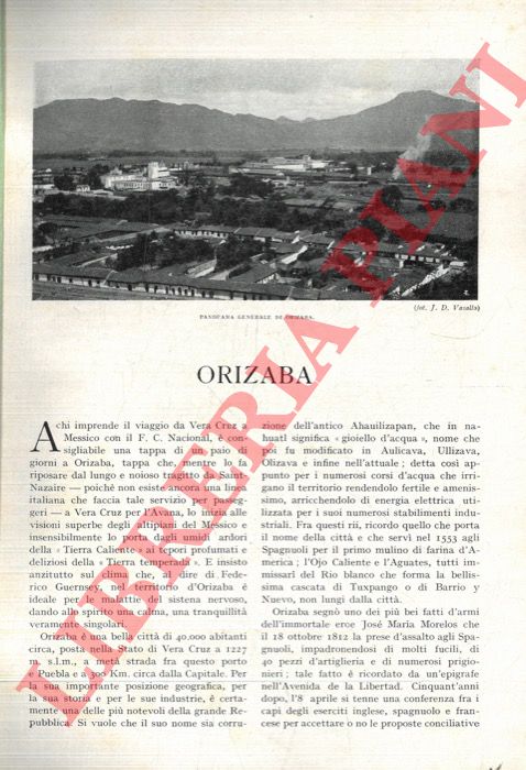 CALLEGARI G. V. - - Orizaba.