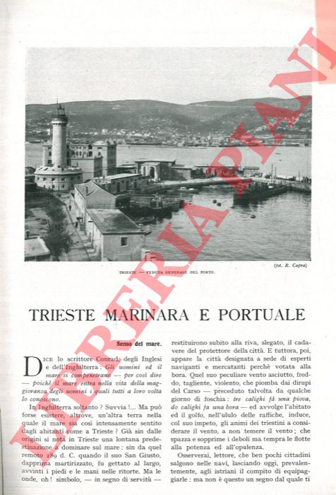 FORTINI Pino - - Trieste marinara e portuale.