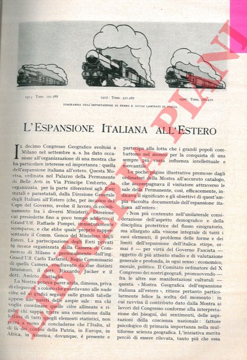 SIGMA - - L'espansione Italiana all'Estero.