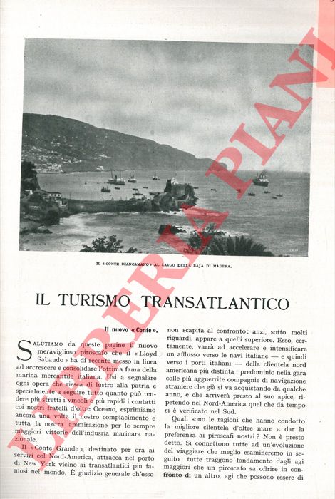 ROSETTI Doro - - Il turismo transatlantico.