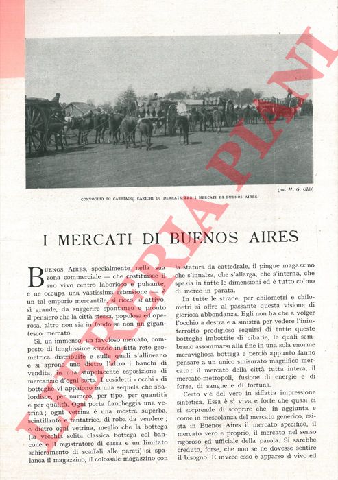 - - I mercati di Buenos Aires.