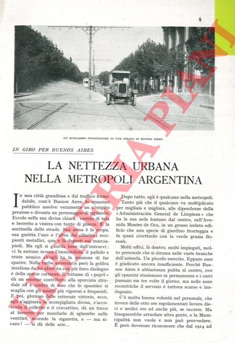 - - In giro per Buenos Aires. La nettezza urbana nella metropoli argentina.