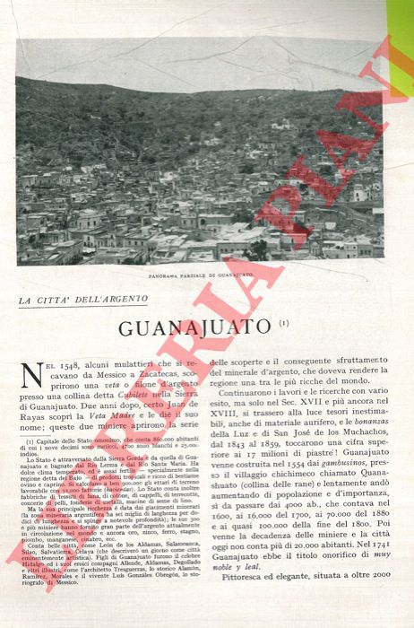 CALLEGARI G. V. - - Guanajuato. La citt dell'argento.