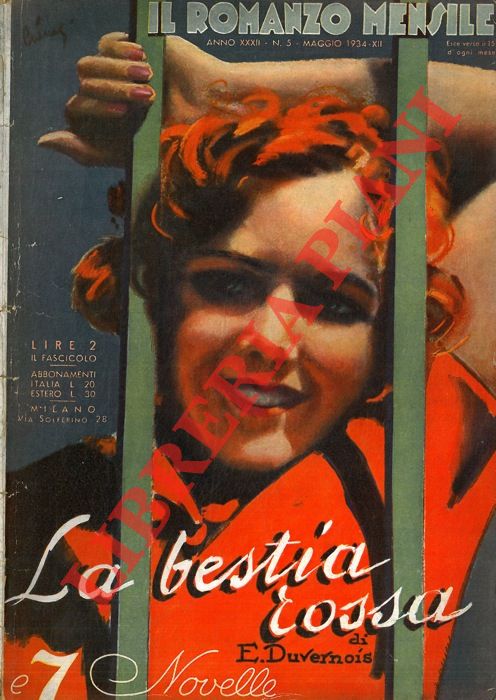 DUVERNOIS E. - - La bestia rossa.