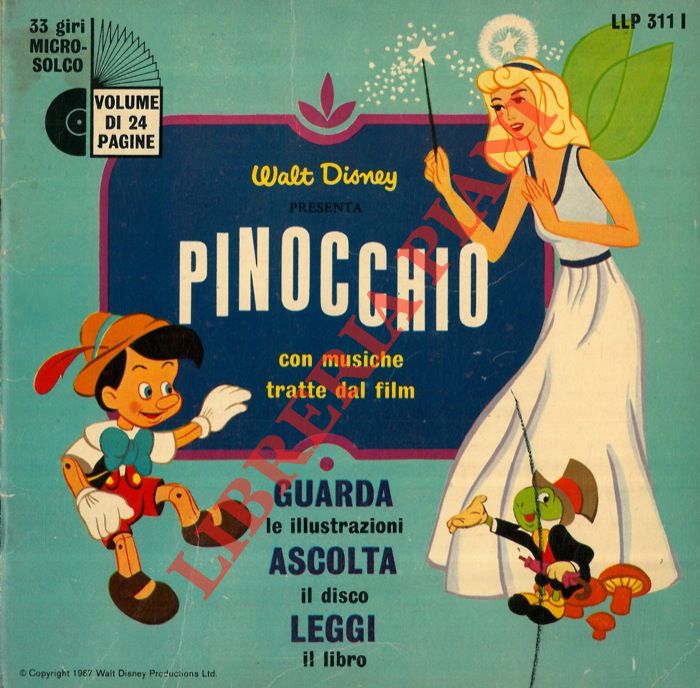 DISNEY Walt - - Pinocchio con musiche tratte dal film.