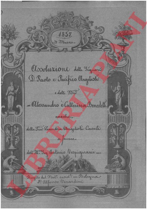 Angelisti - Benedetti - Casali - Vespignani - - Assoluzione in denaro.