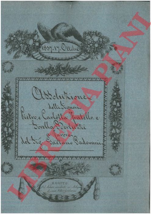 Bertuzzi - Padovani - - Assoluzione in denaro.