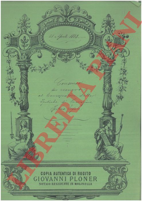 Mazzanti - Chili - - Consenso per esonero al conservatore delle Ipoteca d'Iscrizione.