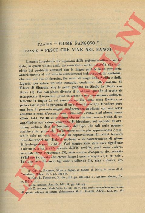 ALESSIO G. - -   ANI 'fiume fangoso' :   ANI 'pesce che vive nel fango' .