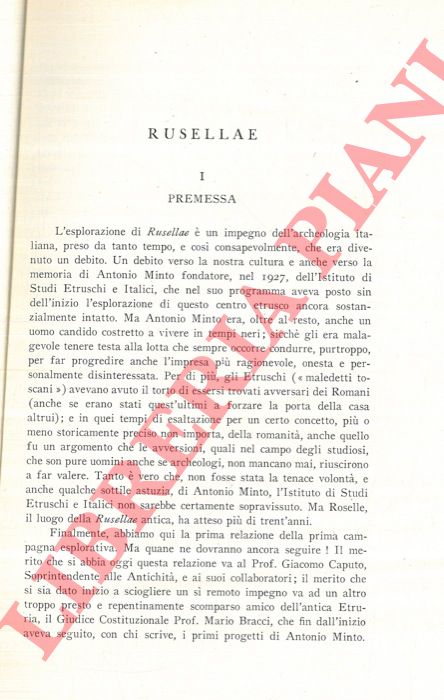 LAVIOSA C. - - Rusellae.