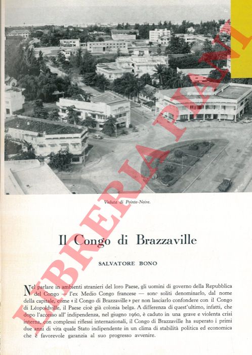 BONO Salvatore - - Il Congo di Brazzaville.