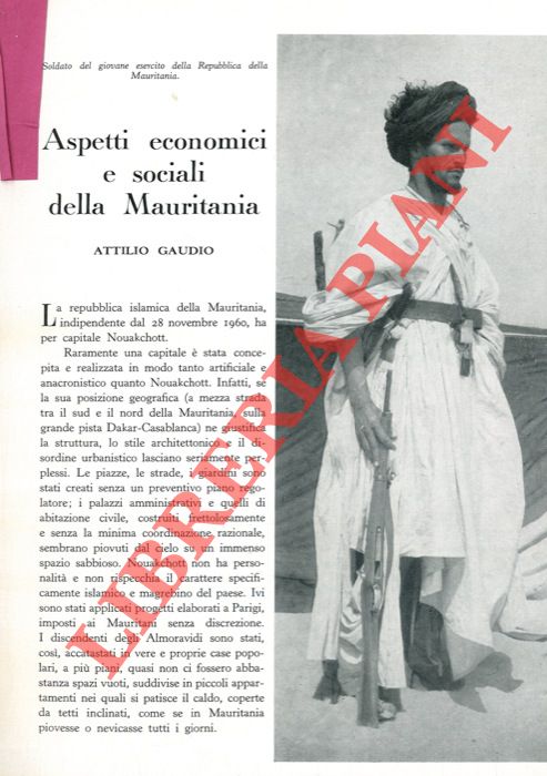 GAUDIO Attilio - - Aspetti economici e sociali della Mauritania.
