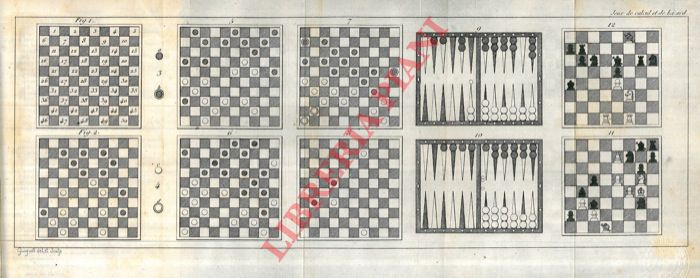LEBRUN M. - - Nouveau manuel complet des Jeux de calcul et de hasard ou nouvelle Acadmie des jeux.