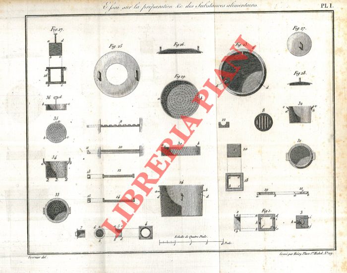 FOURNIER J.-B. - LE NORMAND L.-S. - - Essai sur la prparation, la conservation, la dsinfection des substances alimentaires, et sur la construction des fourneaux conomiques.
