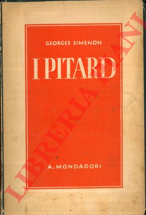 SIMENON Georges - - I Pitard.