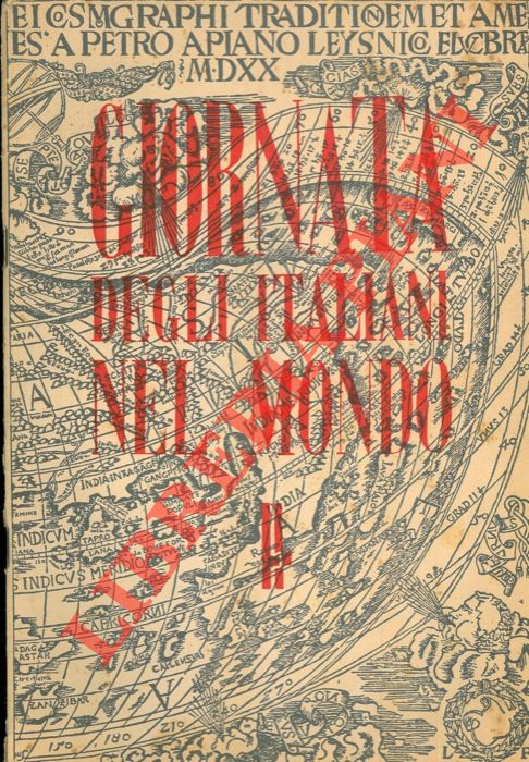 Soc. Nazionale Dante Alighieri - - Giornata degli italiani nel mondo.
