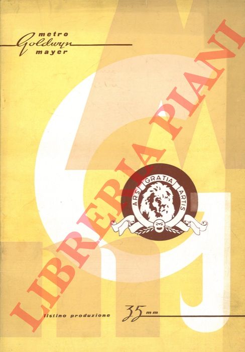 Metro Goldwyn Mayer - - Listino produzione 35 mm.