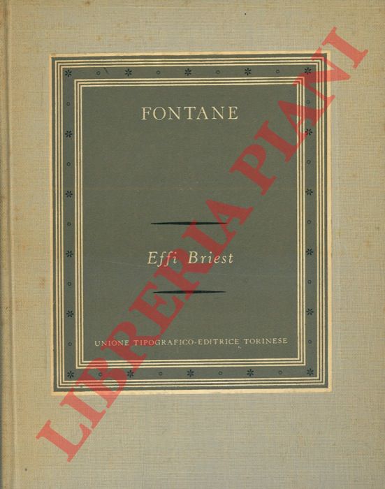 FONTANE Theodor - - Effi Briest.