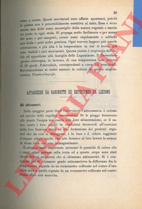 - - Gli attinometri.