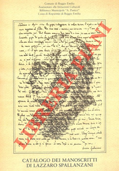 (MANZINI Paola) - - Catalogo dei manoscritti di Lazzaro Spallanzani
