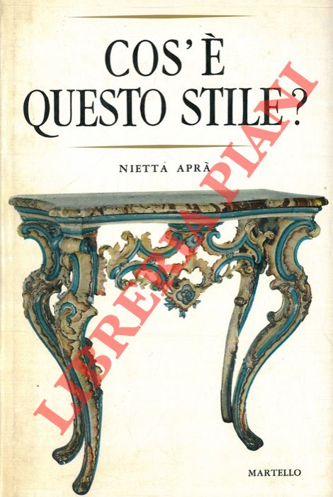 APRA' Nietta - - Cos' questo stile ?