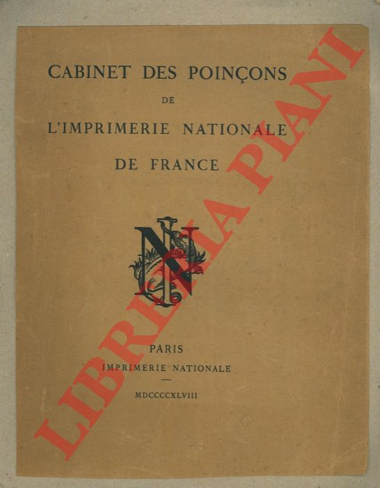 - - Cabinet des Poinons de l'Imprimerie Nationale de France.