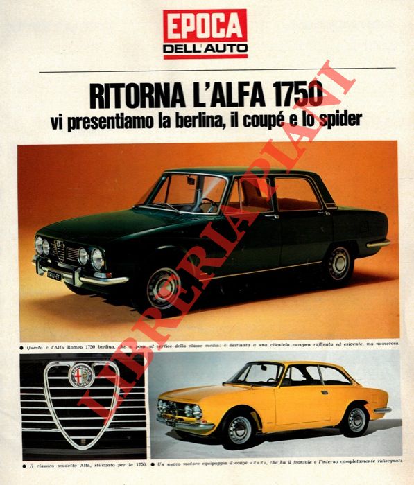 - - Salone dell'auto, Alfa 1750.
