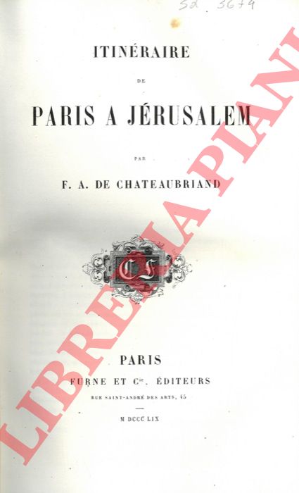 CHATEAUBRIAND F.A. de - - Les martyrs ou le triomphe de la religion chrtienne.