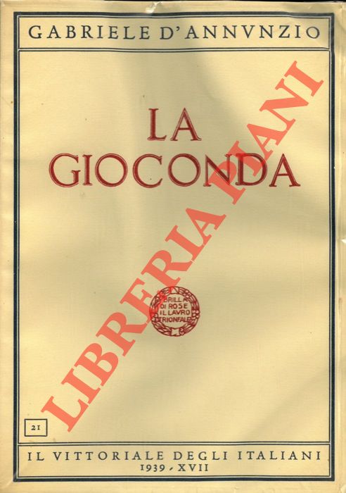 D'ANNUNZIO Gabriele - - La Gioconda.