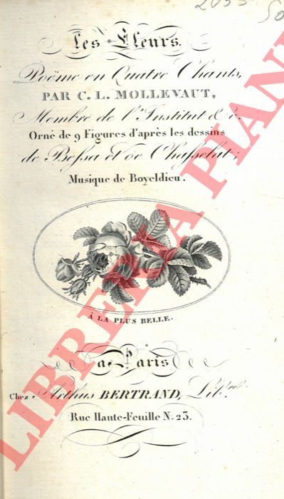 MOLLEVAUT C.L. - - Les fleurs. Poeme en quatre chants.