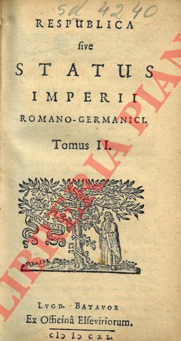 - - Respublica sive Status Imperii Romano-Germanici. Tomus II.