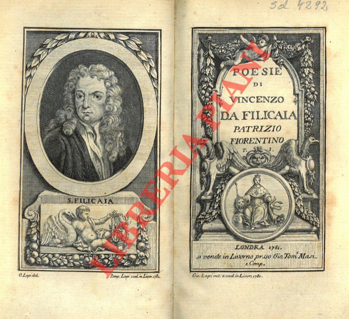 FILICAIA Vincenzo da - - Poesie.