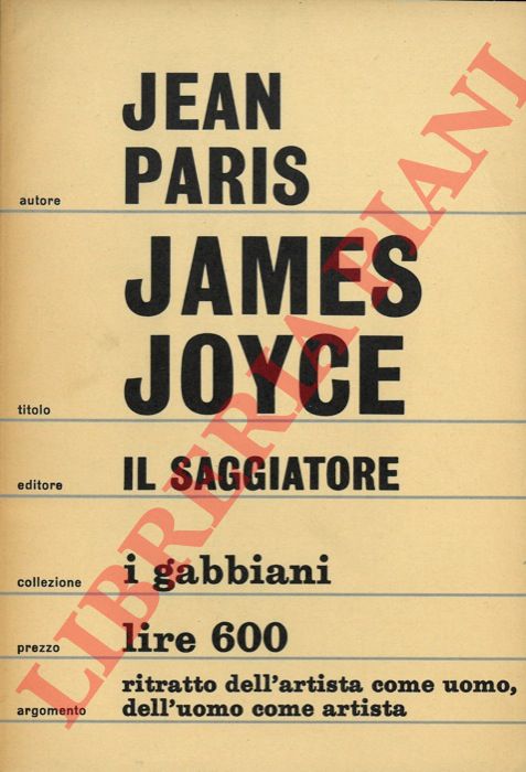 PARIS Jean - - James Joyce.
