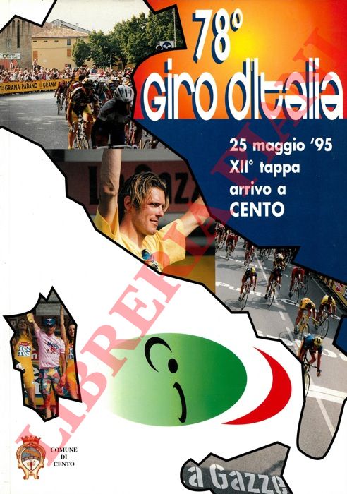 - - 78 Giro d'Italia. 25 maggio '95. XII tappa arrivo a Cento.