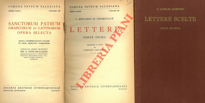 S. Bernardo di Chiaravalle - - Lettere. Parte prima. Versione e note di Lorenzo Giovando.