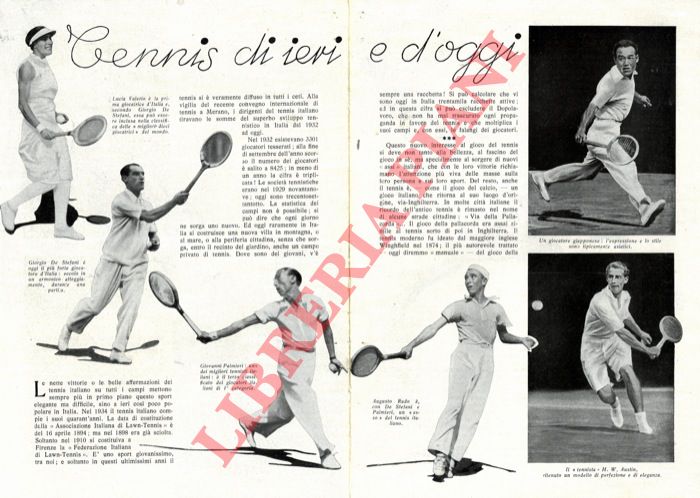 D'ASPI - - Tennis di ieri e di oggi.