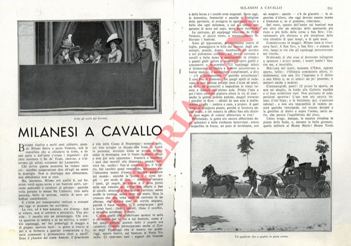 BALSAMO-CRIVELLI Riccardo - - Milanesi a cavallo.