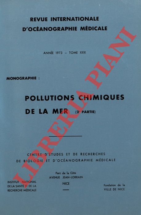 AA.VV. - - Pollutions chimiques de la mer (2e partie).